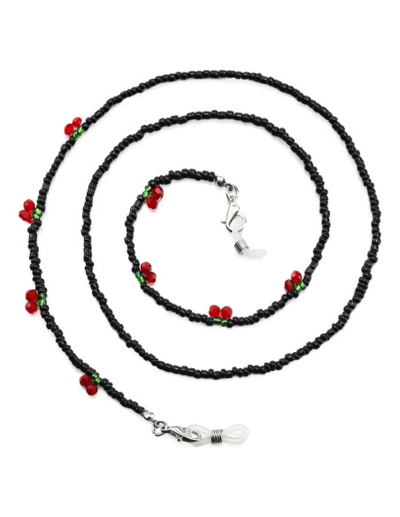 Cadena de Gafas Humlbird con Perlas y Cristales 77.5 cm Cadena de Gafas Humlbird con Perlas y Cristales 77.5 cm