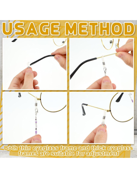 Cadena de Gafas Frienda 8 Piezas con Perlas Vintage Cadena de Gafas Frienda 8 Piezas con Perlas Vintage