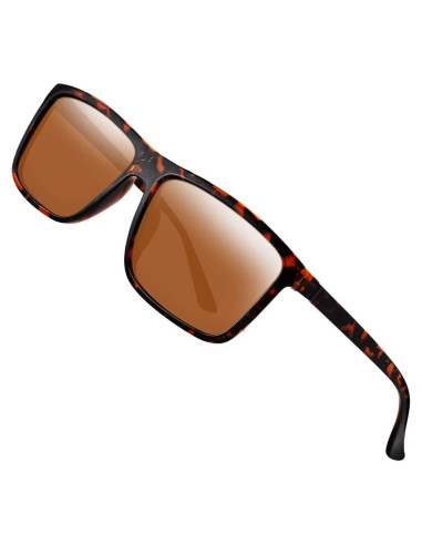 Gafas de Sol Polarizadas Hombre Marca T1 Lente Marrón