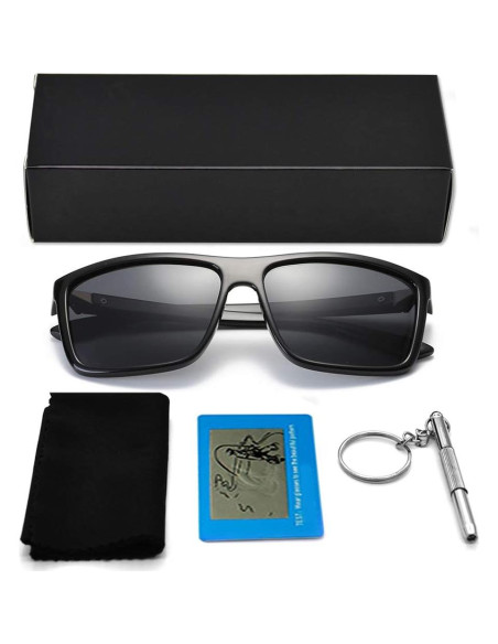 Gafas de Sol Polarizadas TAC para Hombres - Lente Gris Gafas de Sol Polarizadas TAC para Hombres - Lente Gris