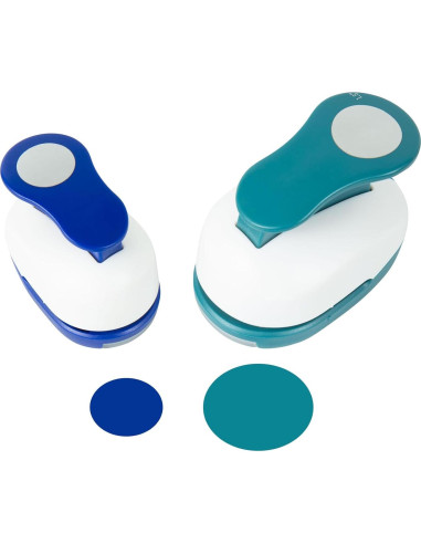 Cortador de Círculo QIQQIKIN 2PCS 38mm + 25mm para Manualidades