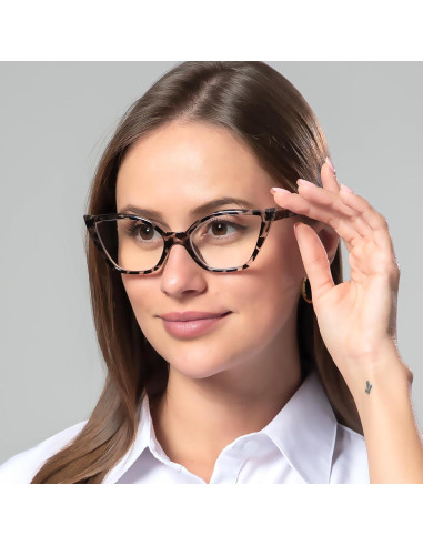 Gafas de Lectura Cat Eye DXYXYO Paquete de 3 Anti Luz Azul