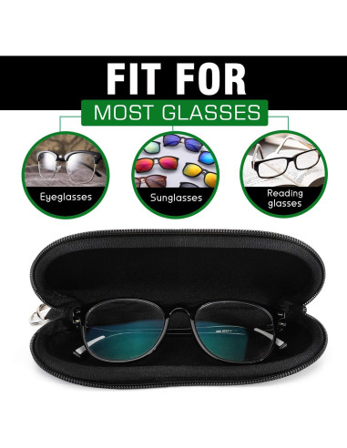 Funda para Gafas MoKo Neopreno Negro y Flor de Almendra