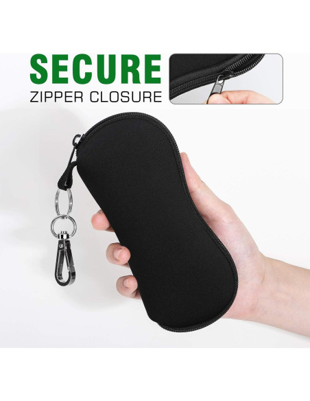 Funda para Gafas MoKo Neopreno Ligera con Cremallera Funda para Gafas MoKo Neopreno Ligera con Cremallera