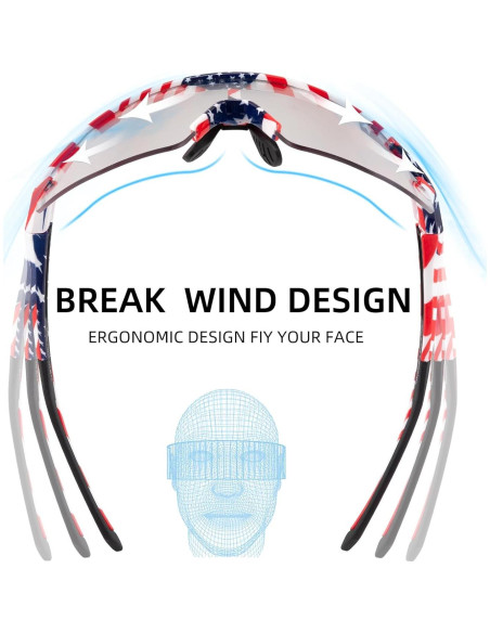 Gafas de sol ROCKBROS fotocromáticas UV400 para ciclismo Gafas de sol ROCKBROS fotocromáticas UV400 para ciclismo