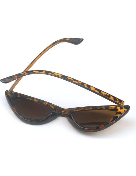 Gafas de Sol Cat Eye Mujeres Leopardo Vintage Plástico Gafas de Sol Cat Eye Mujeres Leopardo Vintage Plástico