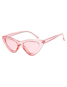 Gafas de Sol Cat Eye Rosa para Mujeres Vintage Plástico