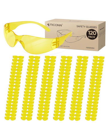 Gafas de Seguridad TICONN Transparentes Resistencia Rayones