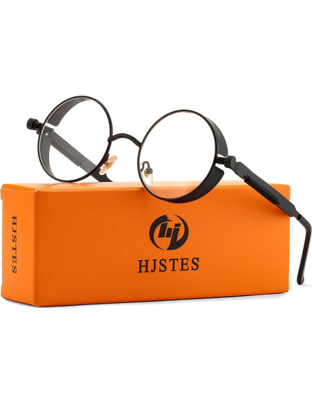 Gafas de sol redondas steampunk HJSUN10 con lentes HD Gafas de sol redondas steampunk HJSUN10 con lentes HD