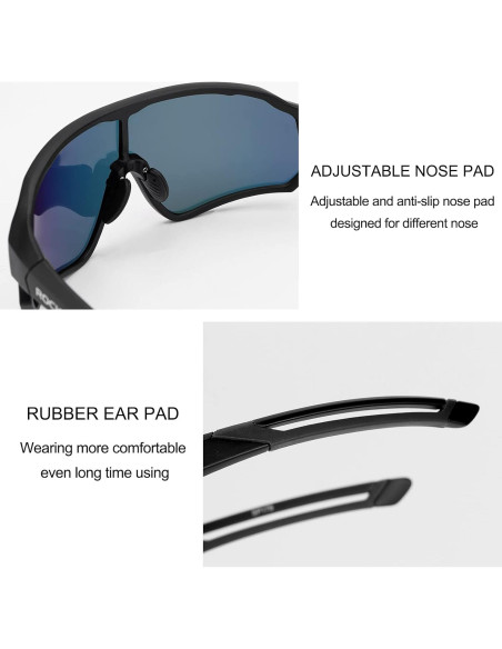Gafas de sol ROCKBROS Sp179 polarizadas UV400 unisex Gafas de sol ROCKBROS Sp179 polarizadas UV400 unisex