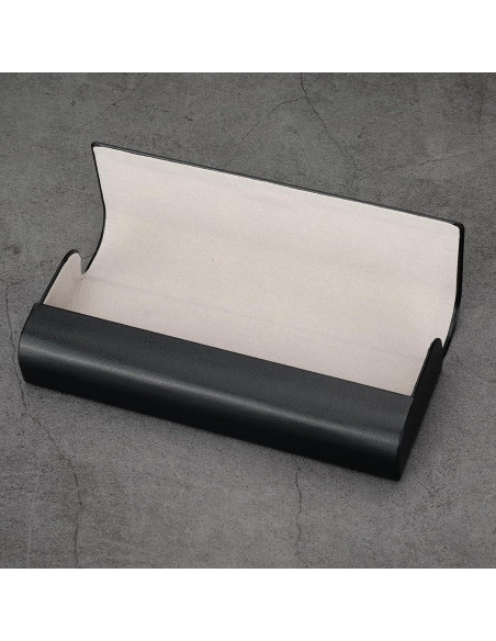 Estuche de Gafas Vemiss Negro Portátil y Ligero 15.6x6x3cm