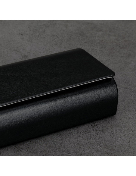 Estuche de Gafas Vemiss Negro Portátil y Ligero 15.6x6x3cm