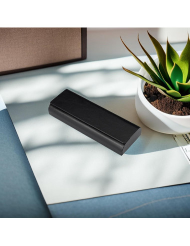 Estuche de Gafas Vemiss Negro Portátil y Ligero 15.6x6x3cm