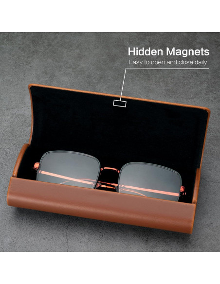 Estuche de Gafas Vemiss Marrón Claro 16x6.6 cm Ligero Estuche de Gafas Vemiss Marrón Claro 16x6.6 cm Ligero