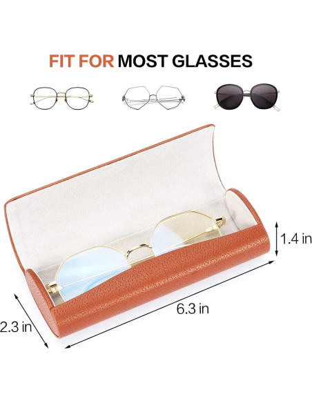 Estuche de Gafas Vemiss Ovalado Ligero Marrón 16 cm Estuche de Gafas Vemiss Ovalado Ligero Marrón 16 cm