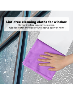 Paños de Limpieza Microfibra HOMEXCEL 6 Piezas 40x35 cm 2