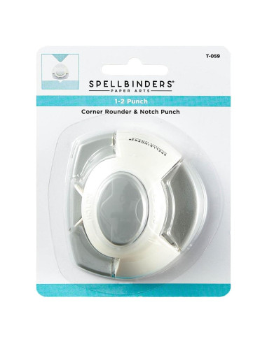 Perforadora de Esquinas Redondeadas y Muescas Spellbinders