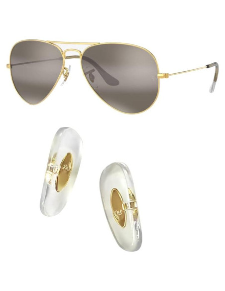 Almohadillas de nariz Rayban RB3025 RB3447 16mm dorado Almohadillas de nariz Rayban RB3025 RB3447 16mm dorado