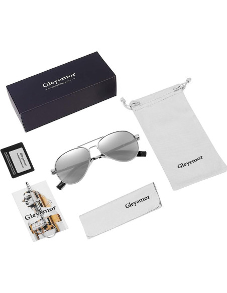 Gafas de Sol Aviador Gleyemor 52mm Polarizadas Unisex Gafas de Sol Aviador Gleyemor 52mm Polarizadas Unisex