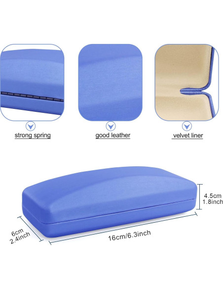 Estuche Duro para Gafas SMARTTOP con Paño de Limpieza Estuche Duro para Gafas SMARTTOP con Paño de Limpieza
