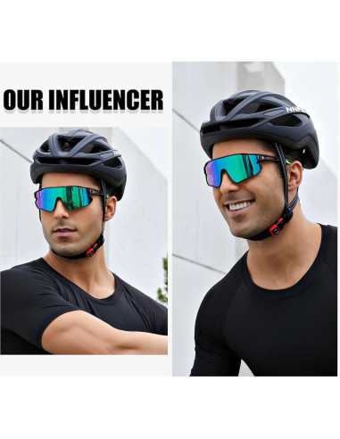 Gafas de sol polarizadas DUCO DC0023 para deportes UV400