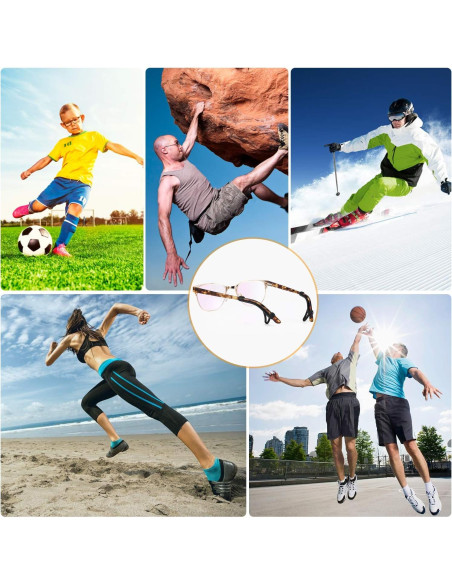 Agarres para Gafas TOPOPTIC 6 Pares Antideslizantes Agarres para Gafas TOPOPTIC 6 Pares Antideslizantes