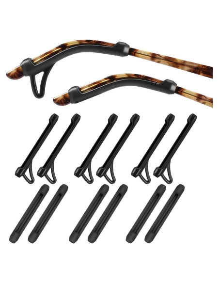 Cojín para Orejas de Gafas TOPOPTIC 6 Pares Antideslizantes Cojín para Orejas de Gafas TOPOPTIC 6 Pares Antideslizantes