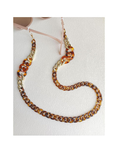 Cadena de Gafas Ámbar para Mujeres - Soporte Alrededor del Cuello