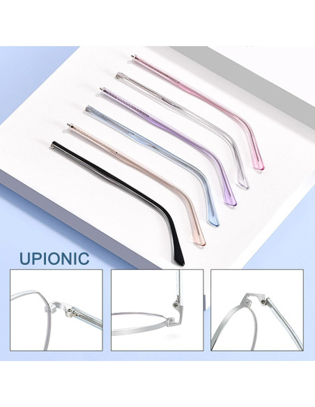 Templos de Reemplazo UPIONIC para Gafas con Kit de Reparación Templos de Reemplazo UPIONIC para Gafas con Kit de Reparación