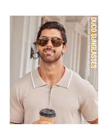 Gafas de sol aviador DUCO 3051 polarizadas UV protección