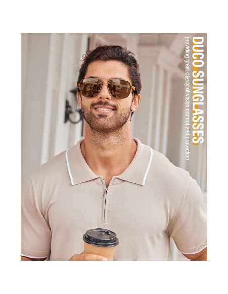 Gafas de sol aviador DUCO 3051 polarizadas UV protección Gafas de sol aviador DUCO 3051 polarizadas UV protección