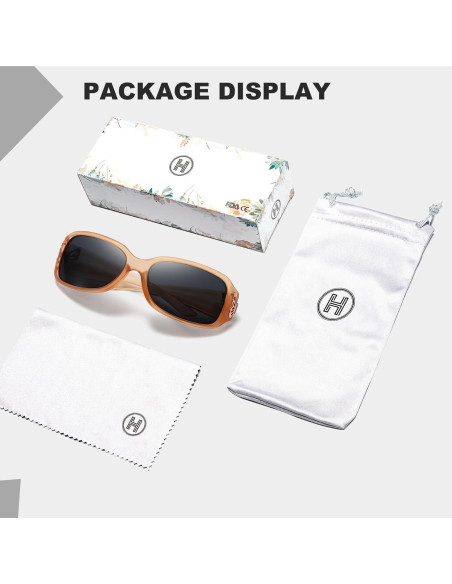 Gafas de sol HAOLOTA para mujeres - Diseño mariposa UV400 Gafas de sol HAOLOTA para mujeres - Diseño mariposa UV400