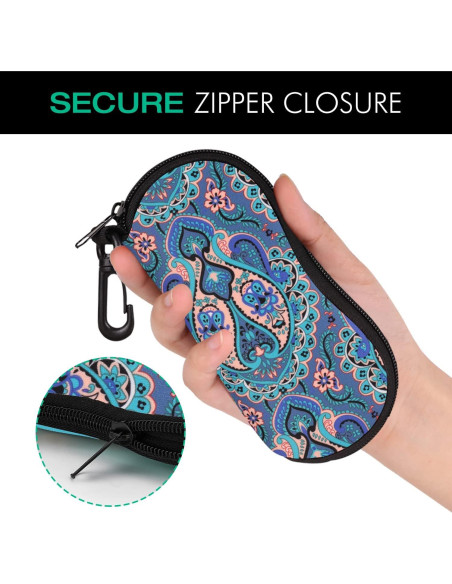 Funda de Gafas MoKo Neopreno con Cremallera Espaciosa Funda de Gafas MoKo Neopreno con Cremallera Espaciosa