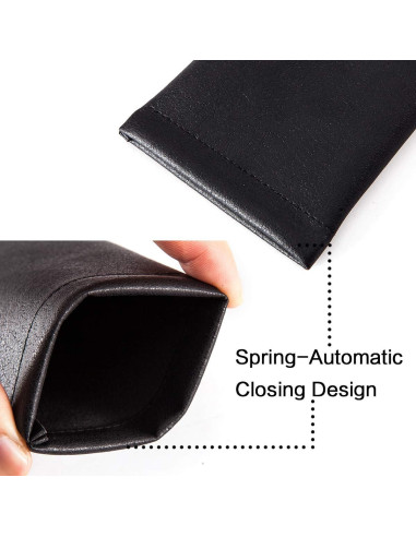 Funda de Cuero TRIUMPH VISION - Paquete de 5 Fundas para Gafas