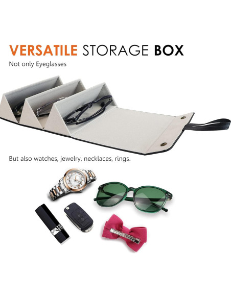 Estuche Duro LifeArt para Gafas de Sol y Ópticas Negro Estuche Duro LifeArt para Gafas de Sol y Ópticas Negro