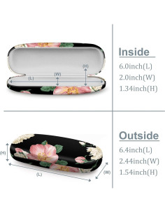 Funda Dura para Gafas Fintie con Paño de Limpieza 2