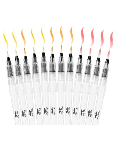 Marcadores de Acuarela Mr. Pen Set de 12 con Pinceles Recargables Marcadores de Acuarela Mr. Pen Set de 12 con Pinceles Recargables