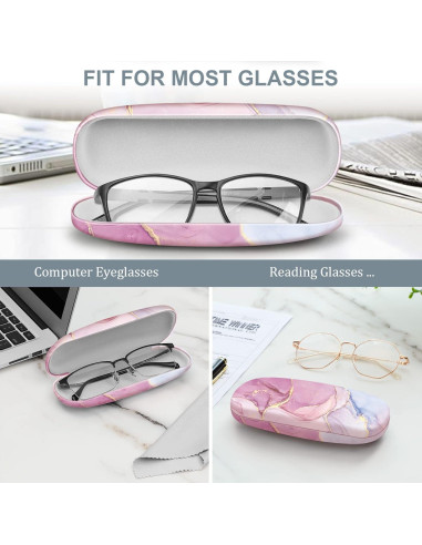 Funda Dura para Gafas Fintie con Paño de Limpieza