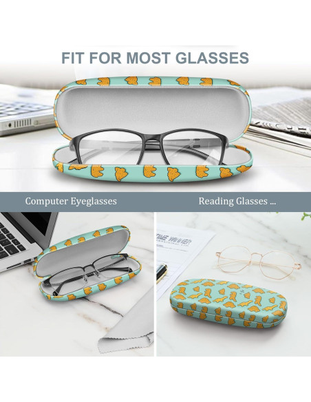 Funda Dura para Gafas Fintie con Paño de Limpieza Funda Dura para Gafas Fintie con Paño de Limpieza