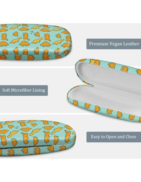 Funda Dura para Gafas Fintie con Paño de Limpieza Funda Dura para Gafas Fintie con Paño de Limpieza