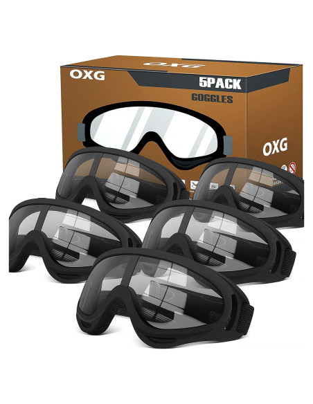 Gafas de Motocicleta OXG 5 Pares Anti-UV Ajustables Gafas de Motocicleta OXG 5 Pares Anti-UV Ajustables