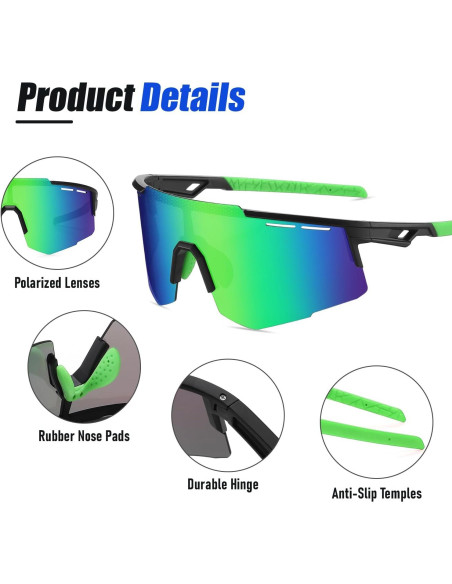 Gafas de sol deportivas DUCO DC0030 polarizadas UV400 Gafas de sol deportivas DUCO DC0030 polarizadas UV400