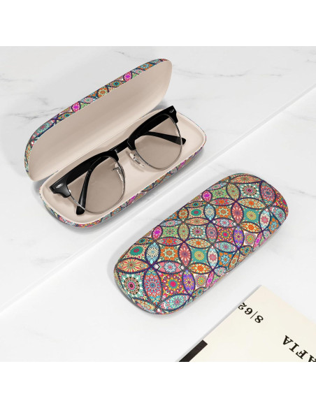 Estuche para Gafas ZAXMEY Duro Universal con Paño Limpieza Estuche para Gafas ZAXMEY Duro Universal con Paño Limpieza