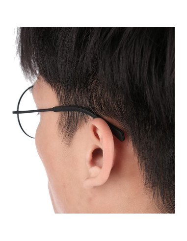 5 Piezas Puntas de Silicona Antideslizante para Gafas KECHIO