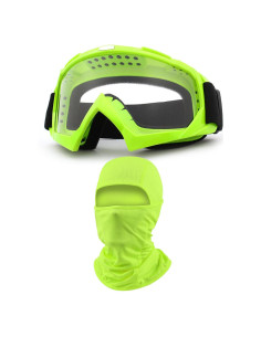Gafas de Motocross Immoono con Balaclava y Lentes HD