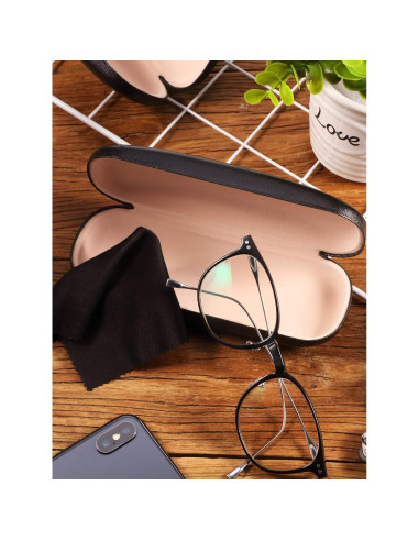 Estuche Duro para Gafas Frienda 3 Piezas Negro