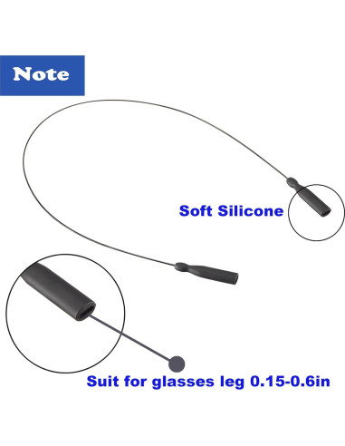 Correa para Gafas Omnful Azul 50.8 cm Silicona Suave