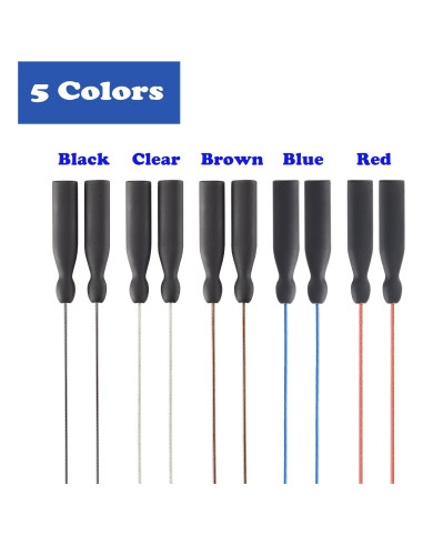 Correas para Gafas Omnful 3pcs Silicona y Acero 50,8 cm