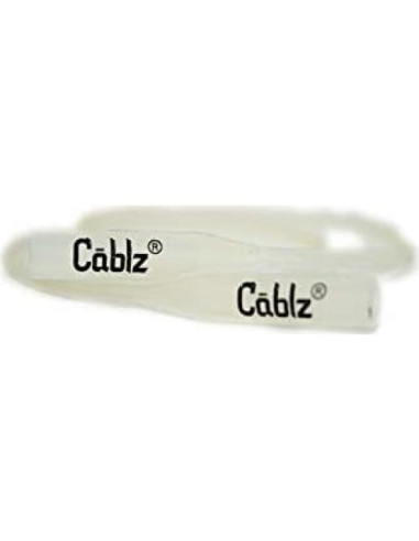 Cablz Retenedor de Gafas Silicona Clásico 40.64 cm Blanco