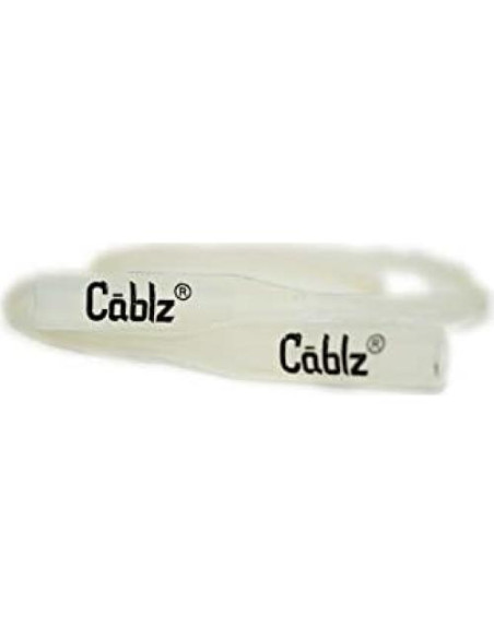 Cablz Retenedor de Gafas Silicona Clásico 40.64 cm Blanco Cablz Retenedor de Gafas Silicona Clásico 40.64 cm Blanco